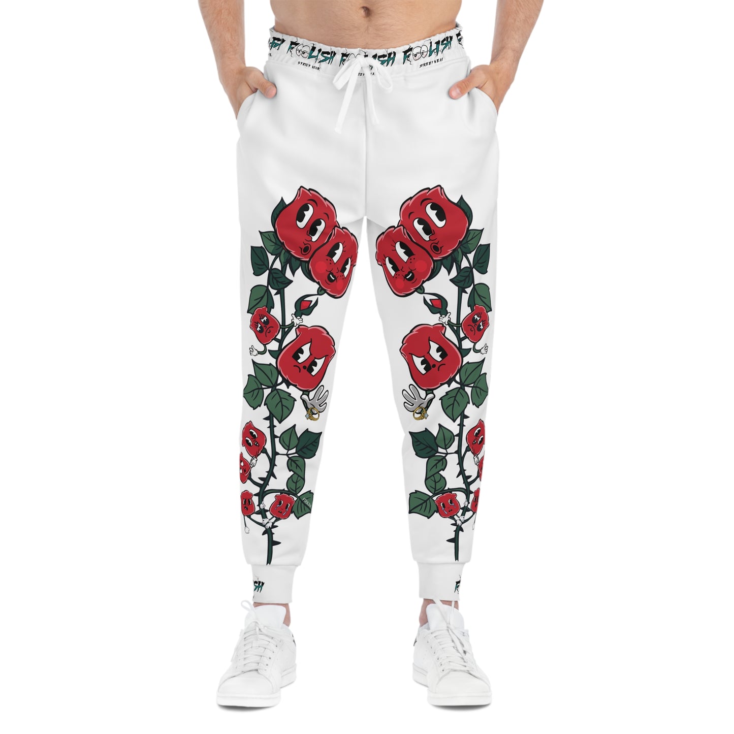 "Emotional Roses" Athletic Joggers